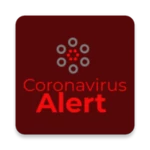 corona live alert android application logo